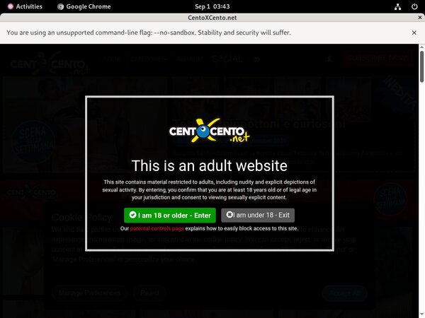 Account For Centoxcento Free