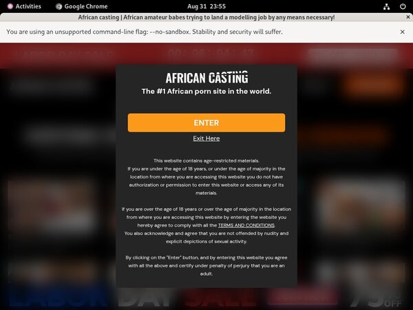 Africancasting.com $1 Porn Trial