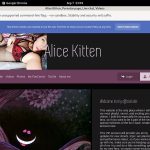 Alice Kitten Register Form
