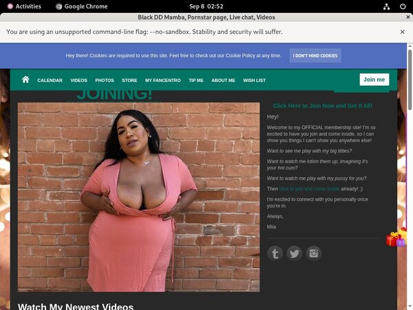 Black DD Mamba Daily Accounts Black DD Mamba Daily Accounts