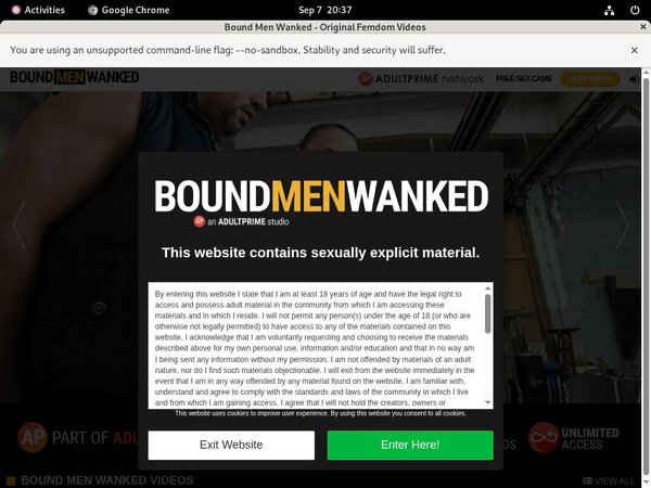 Boundmenwanked Free Logins