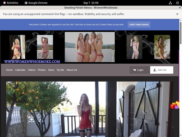 Create WomenWhoSmoke Account