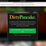 Dirty Pancake Password Username
