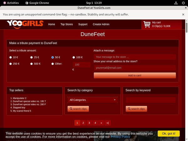 Dunefeet Trial Price