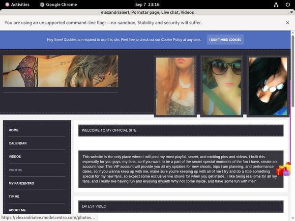 Elexandrialee1 Trial Sign Up