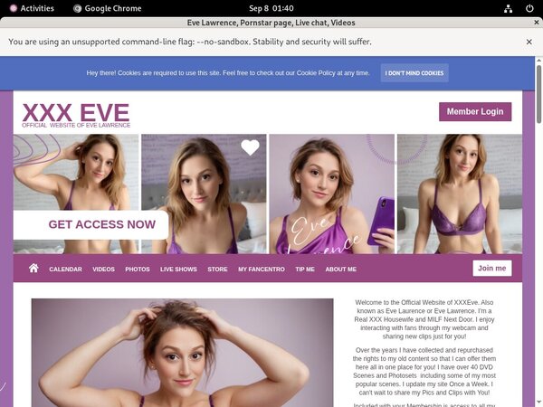 Eve-lawrence.com Free Com