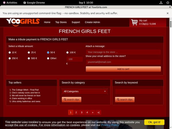 FEET GIRLS FRENCH Free Premium Account