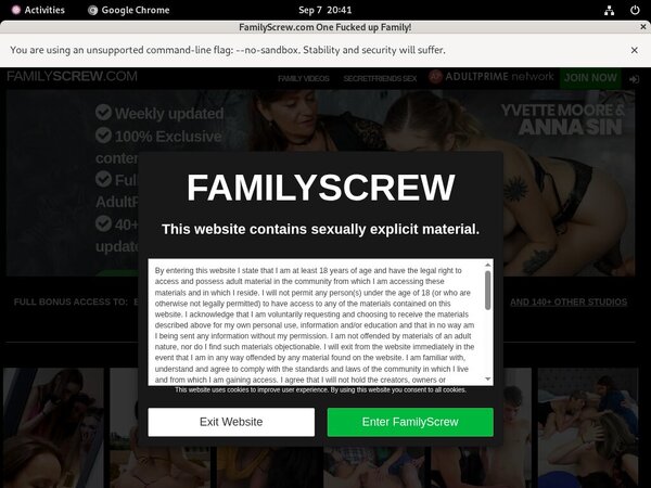 Family Screw Premium Account