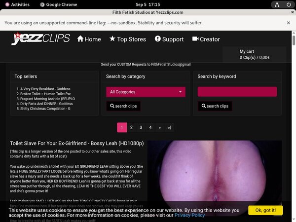 Filth Fetish Studios Without Paying