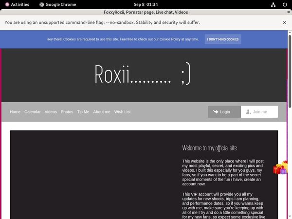 FoxxyRoxii Porn Hub