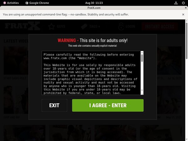 Fraternityx.com Discount 50%