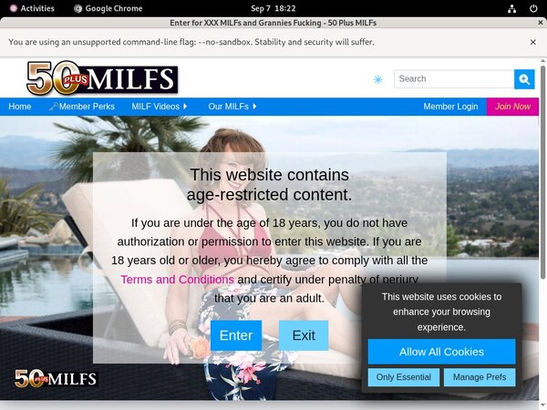 Free 50 Plus MILFs Login