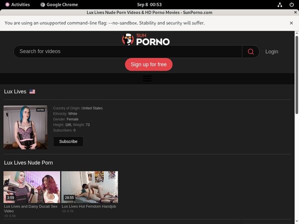 Free Account For Sunporno.com