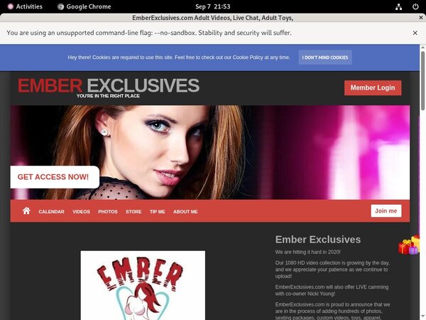 Free Emberexclusives.modelcentro.com Login Account