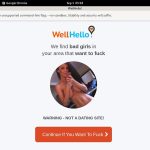 Free Well Hello User