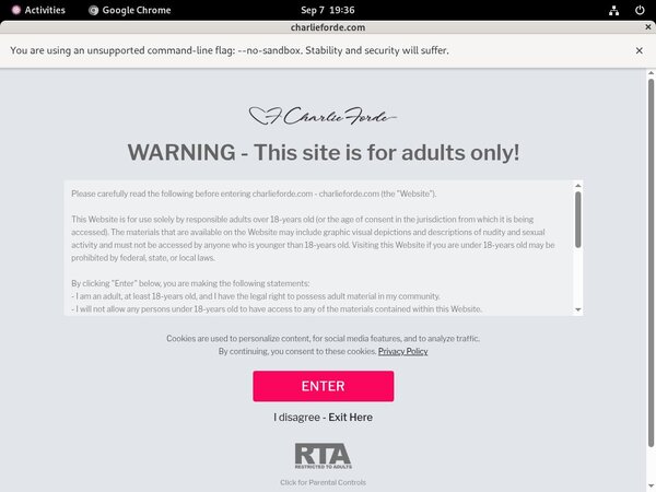 Get A Free Charlie Forde Account Get A Free Charlie Forde Account