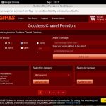 Goddess Chanel Femdom Account Share