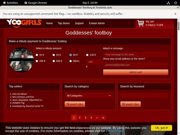 Goddesses Footboy Join By Check