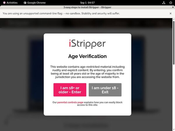 IStripper Working Passwords