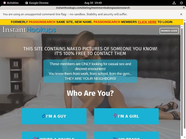 Instanthookups.com For Tablet