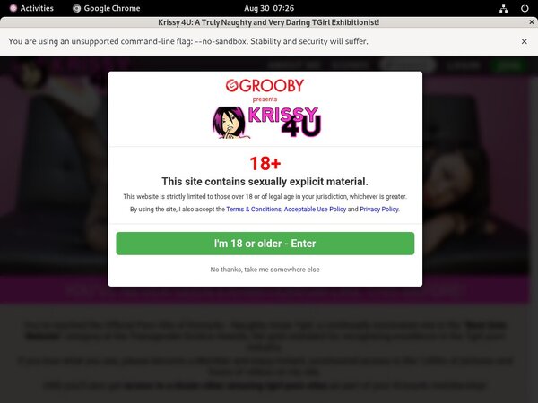 Krissy 4 U Become A Member