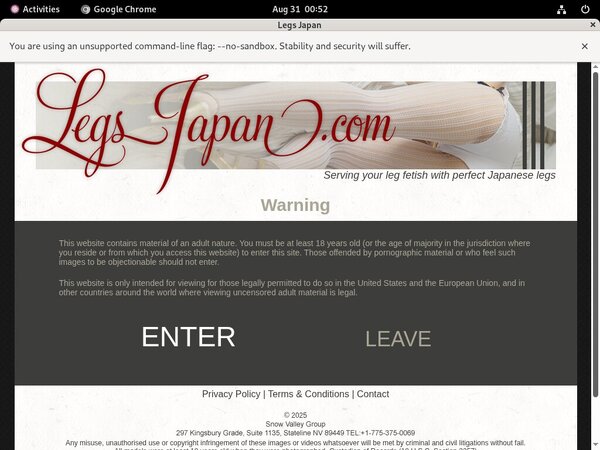 Legs Japan Discount Info