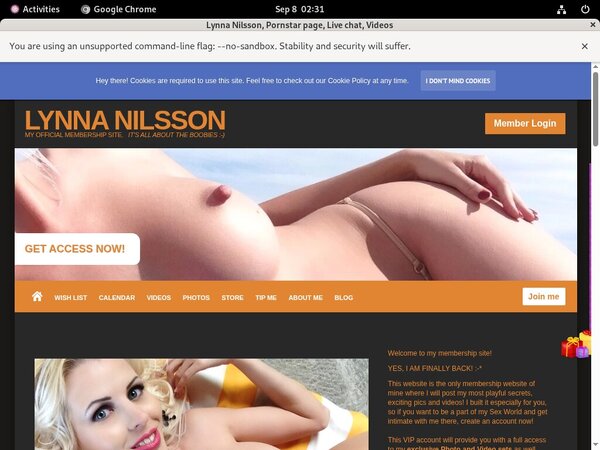 Lynna Nilsson Sign Up Link