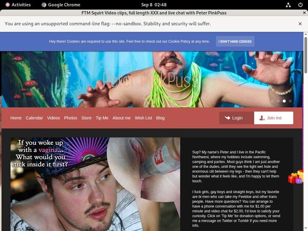 Peterpinkpuss.com Checkout Page Peterpinkpuss.com Checkout Page
