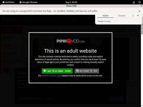 Pink O VOD Wnu.com Page