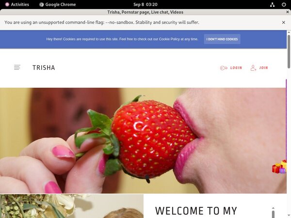 Sign Up Trisha