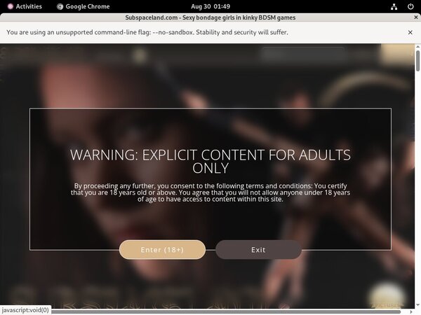 Subspace Land Logins