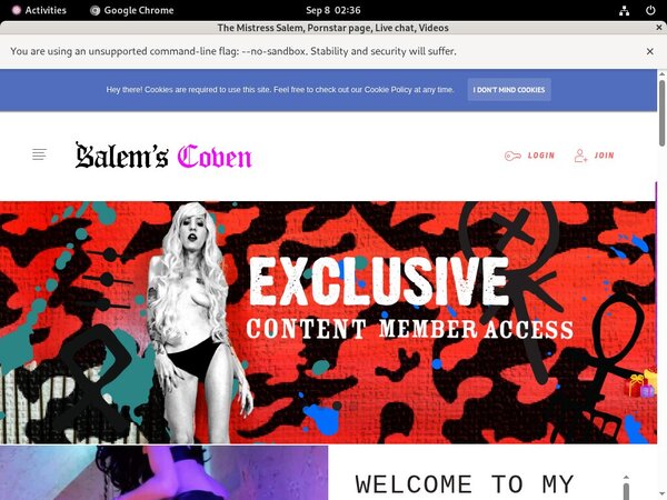 The Mistress Salem Home Page
