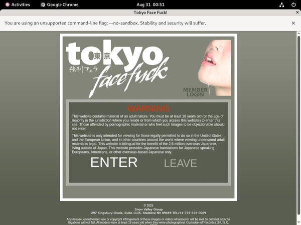 Tokyo Face Fuck Discount Deal