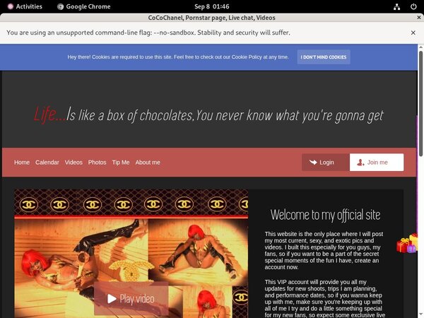 Trial Membership Cocochanel.modelcentro.com