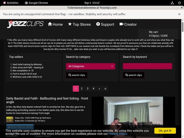 Yezzclips.compassword