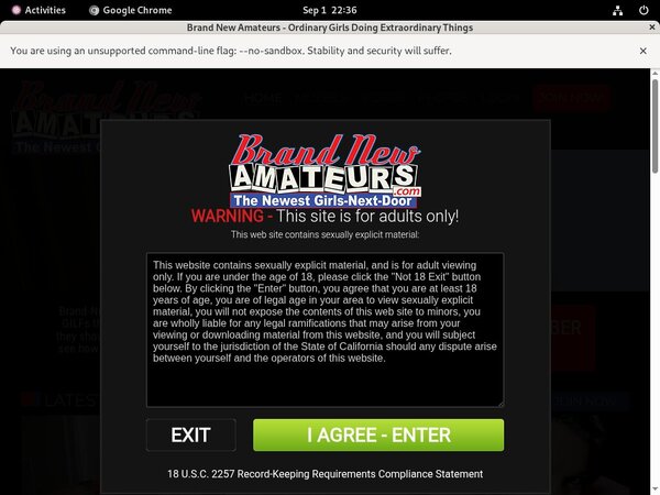 Brandnewamateurs.com Free Trial Memberships