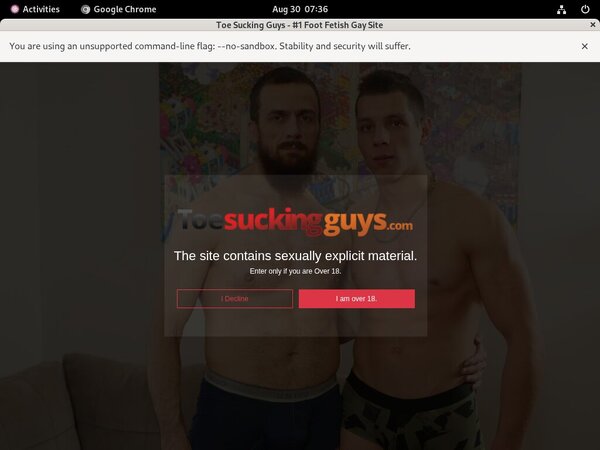 Login Guys Sucking Toe Free