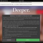 Deeper Login Passwords Deeper Login Passwords