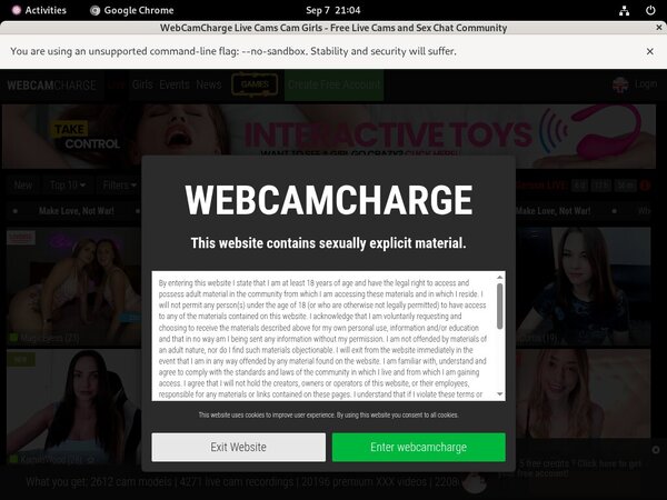 Webcam Charge Join Via Paypal