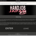 Handjob Japan Order Page