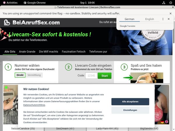 Beianrufsex.com Trial Link