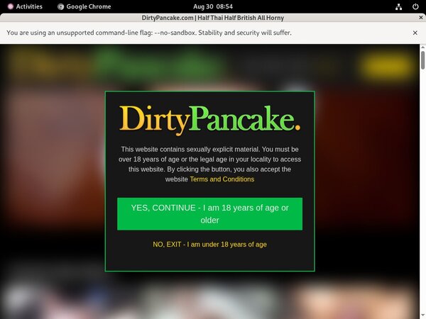 Password Dirty Pancake