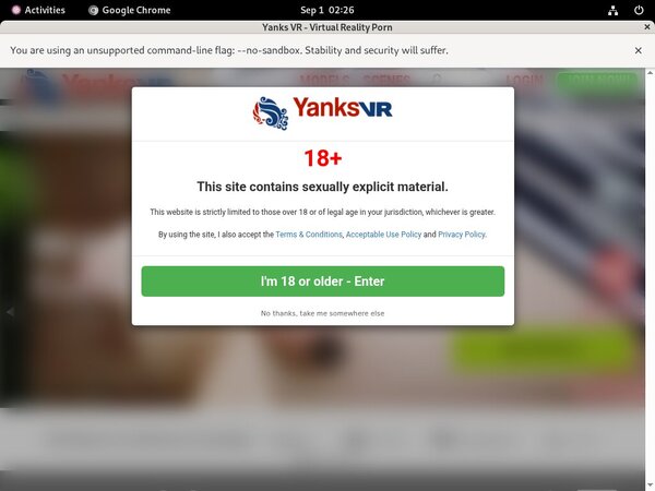 Yanks VR Get Membership